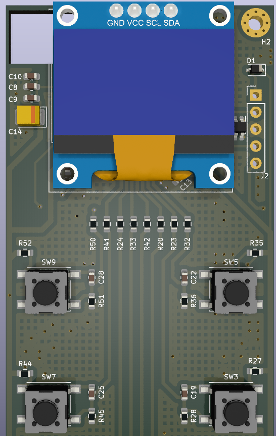 3D PCB render